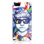 Colorful Scrawl Portrait Embossment iPhone 5 Case